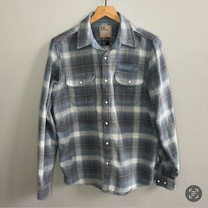5.11 Tactical Snap Front Blue Flannel Shirt Men's Size Small